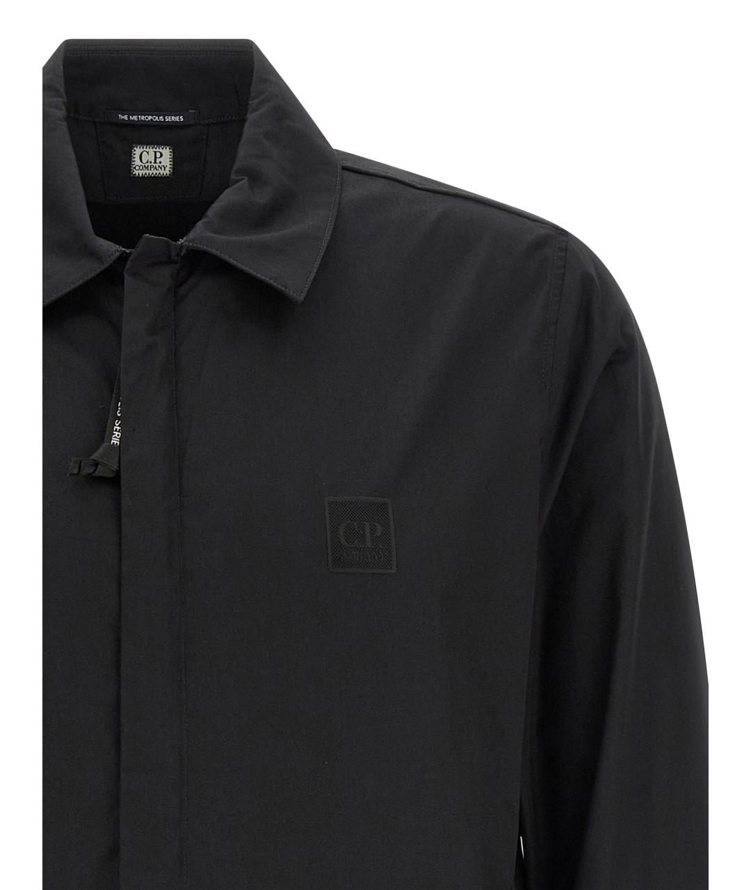 CP COMPANY Черная хлопковая куртка, фото 3