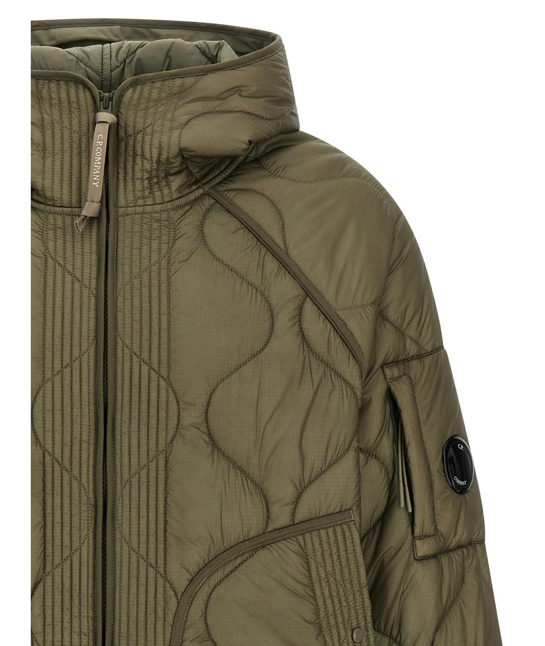 CP COMPANY Зеленая полиэстеровая куртка, фото 3