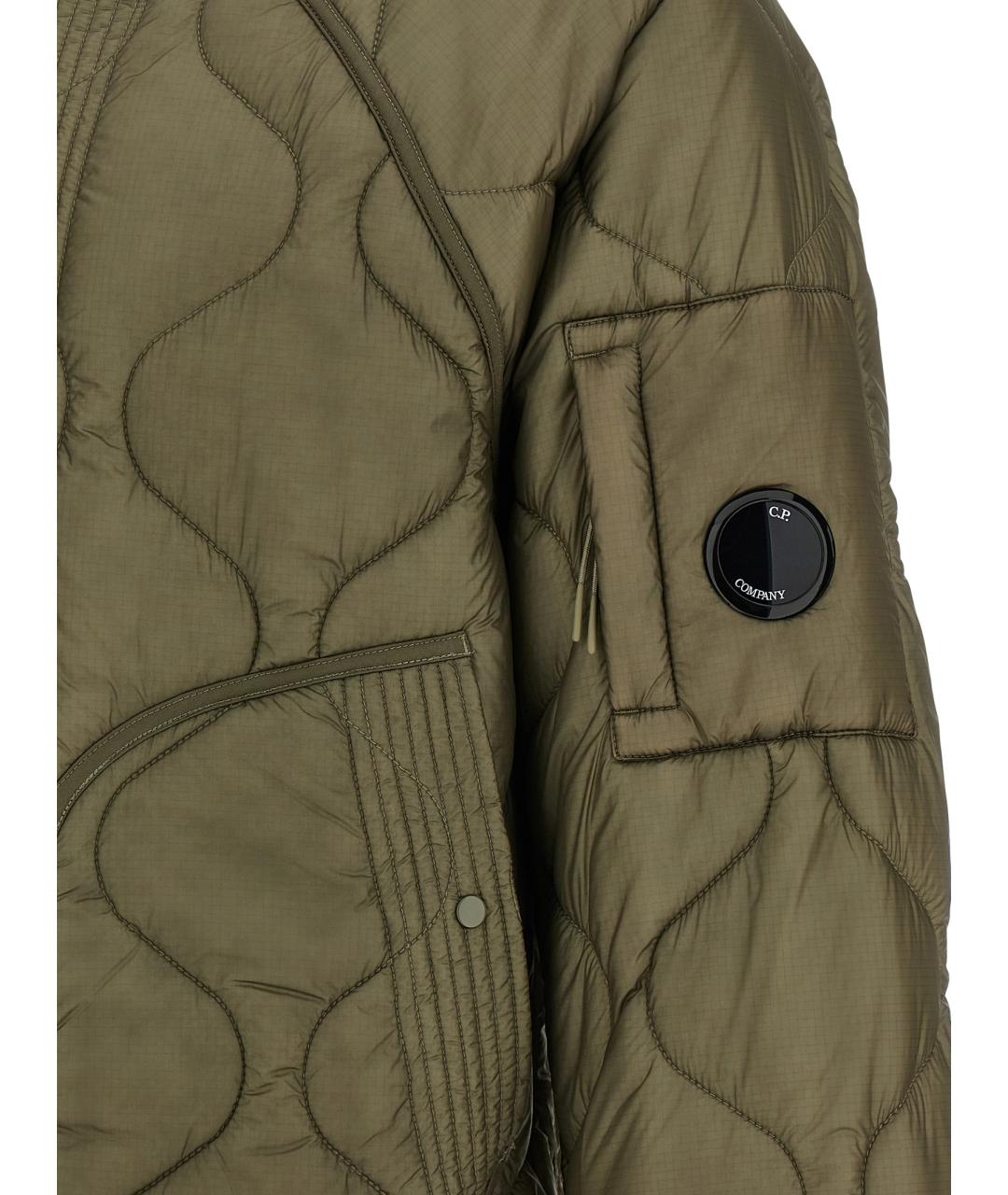 CP COMPANY Зеленая полиэстеровая куртка, фото 4