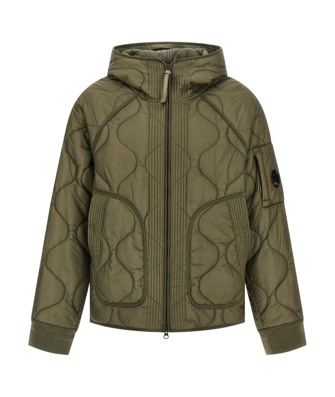 CP COMPANY Зеленая полиэстеровая куртка, фото 1