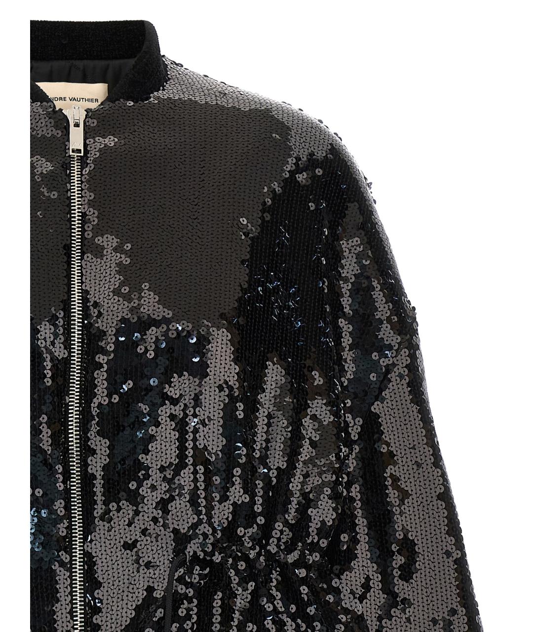 ALEXANDRE VAUTHIER Черная полиэстеровая куртка, фото 4