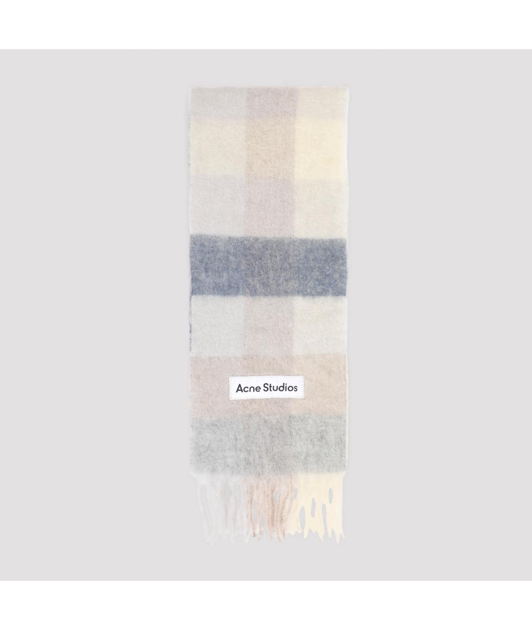 ACNE STUDIOS Мульти шерстяной шарф, фото 2