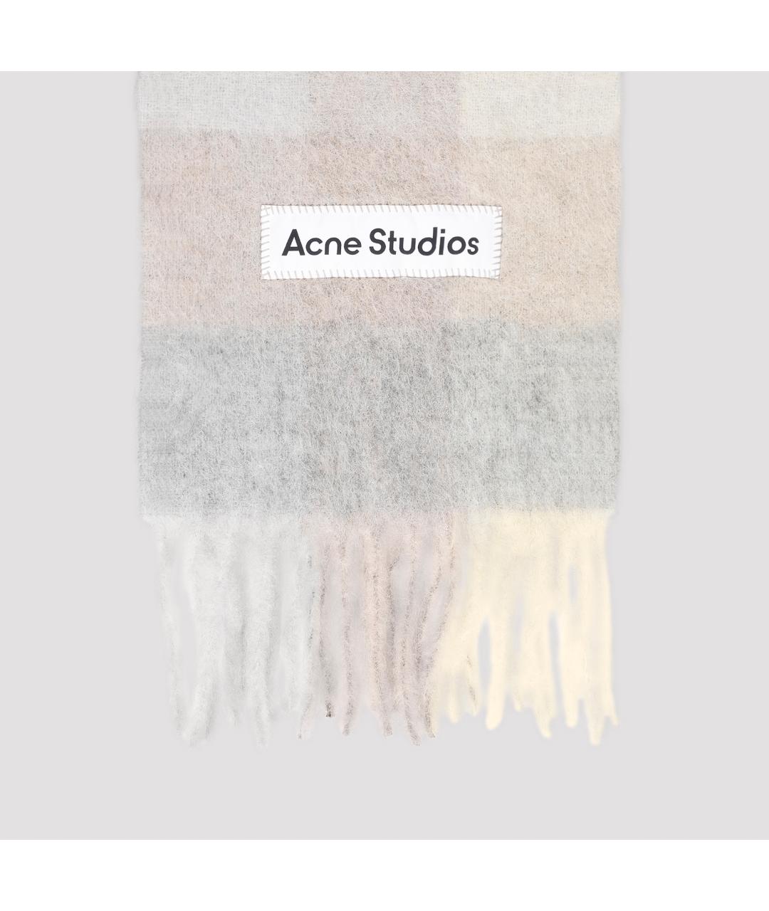 ACNE STUDIOS Мульти шерстяной шарф, фото 3