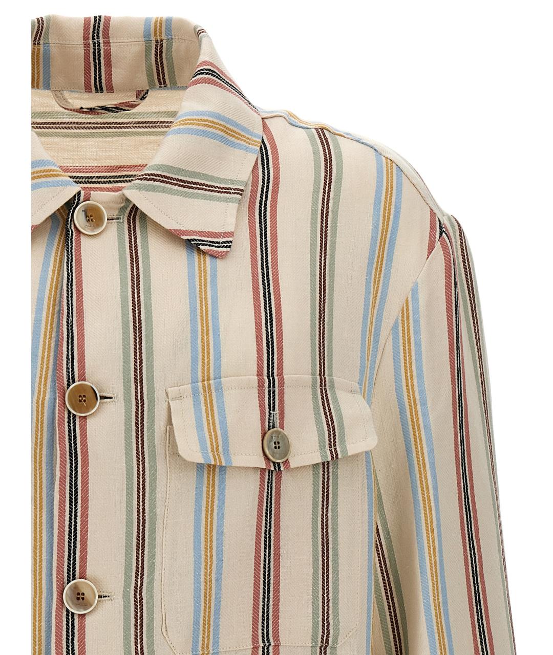 ETRO Мульти льняная кэжуал рубашка, фото 3