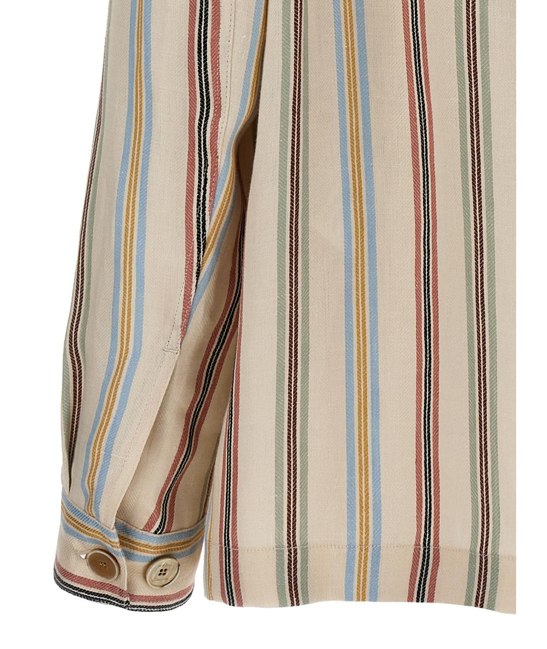 ETRO Мульти льняная кэжуал рубашка, фото 4