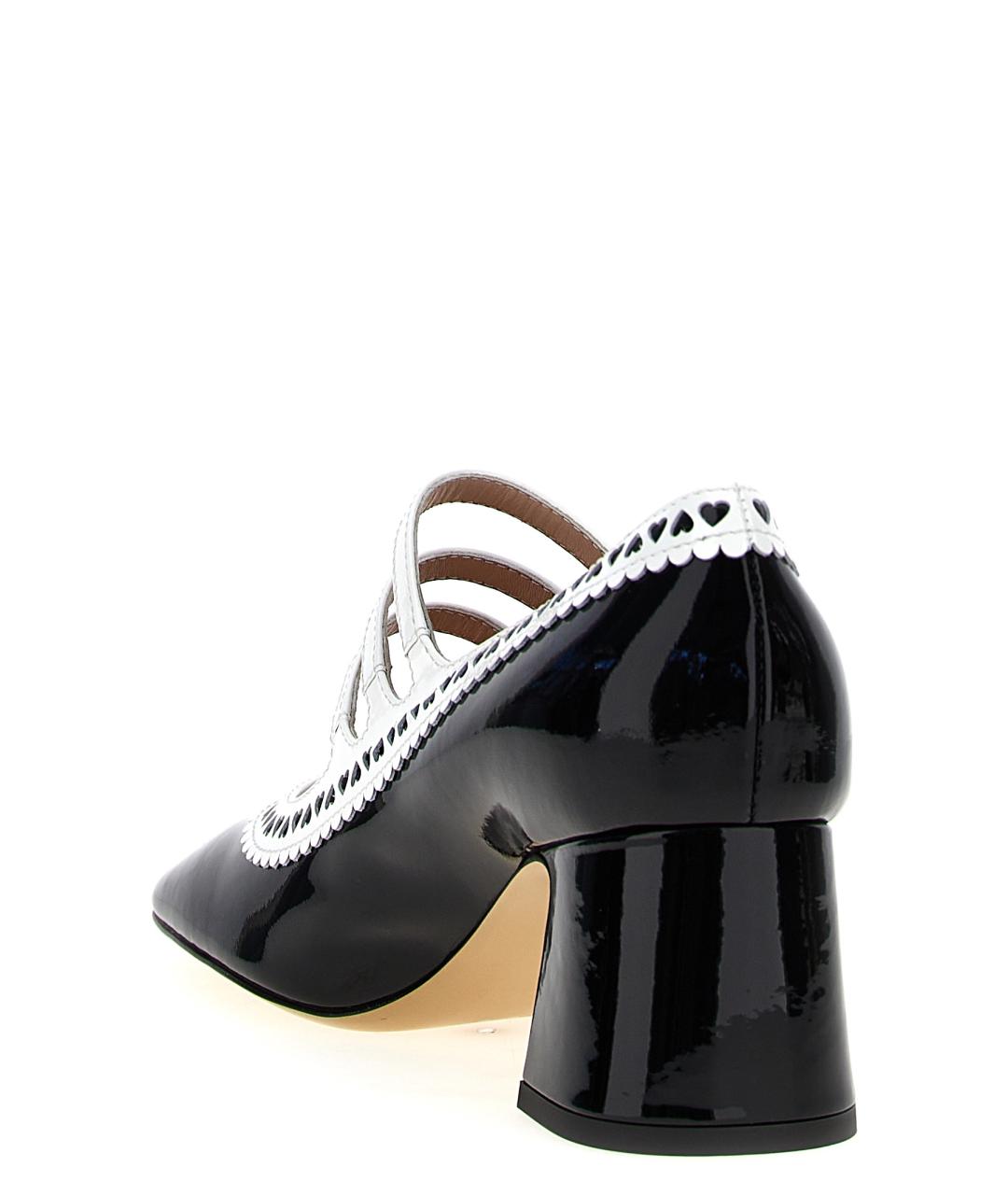 MOSCHINO Черные туфли из лакированной кожи, фото 3