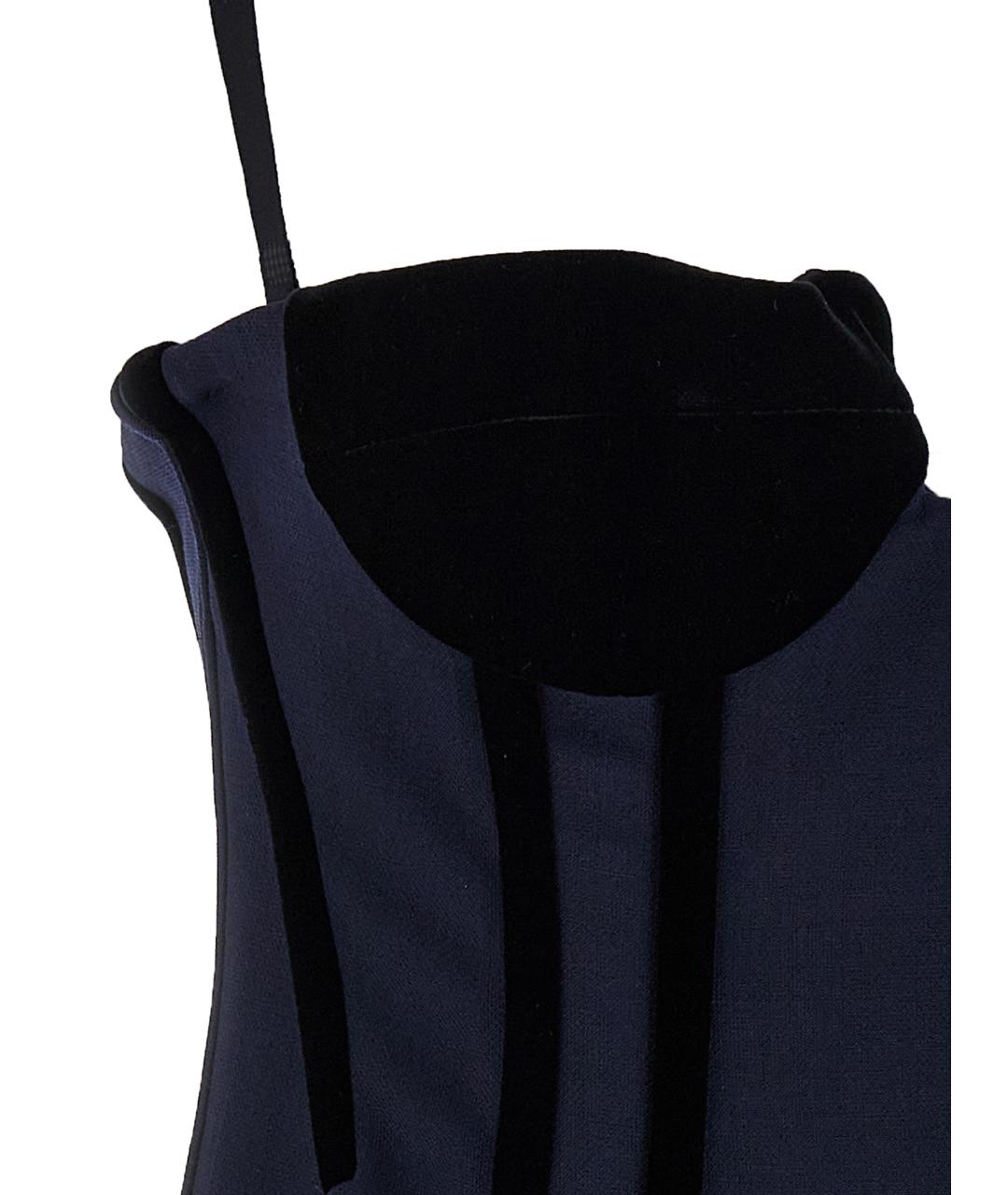 SPORTMAX Синее платье, фото 4