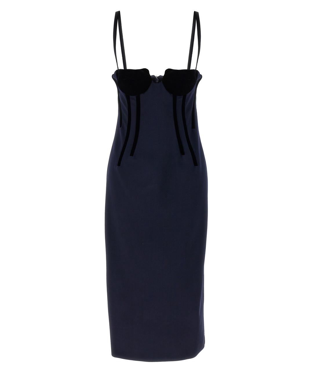 SPORTMAX Синее платье, фото 1