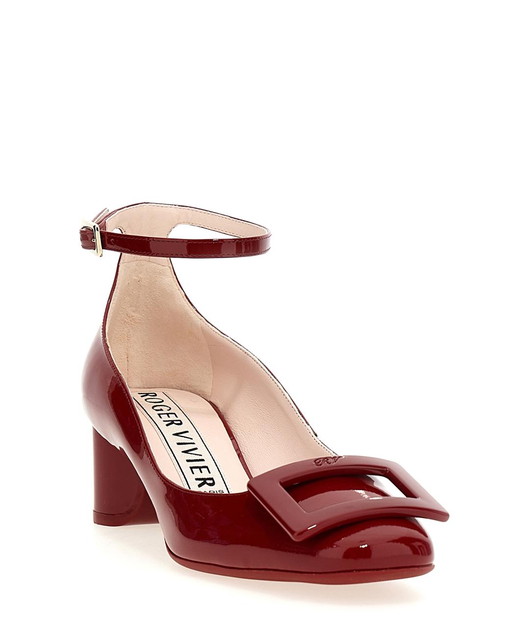 ROGER VIVIER Красные туфли из лакированной кожи, фото 2