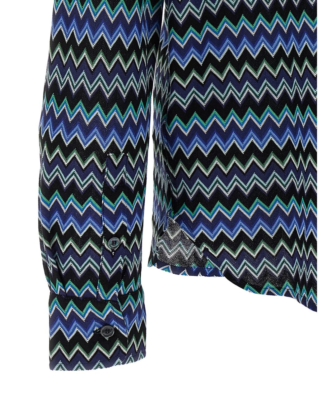 MISSONI Мульти хлопковая кэжуал рубашка, фото 4