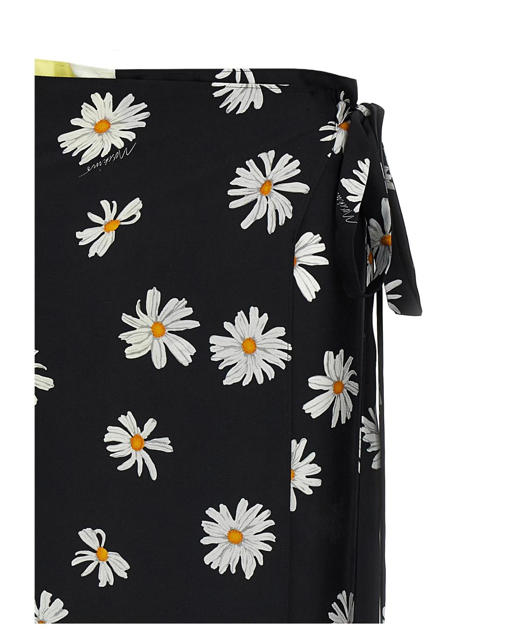 MOSCHINO Мульти шелковая юбка макси, фото 3