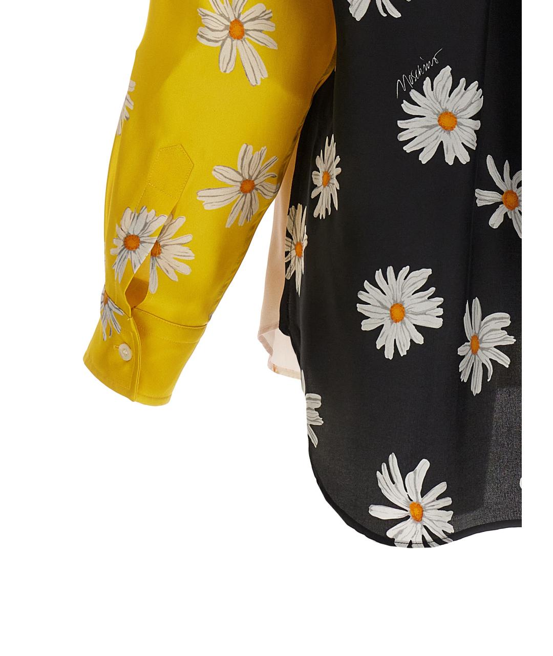 MOSCHINO Мульти шелковая рубашка, фото 4