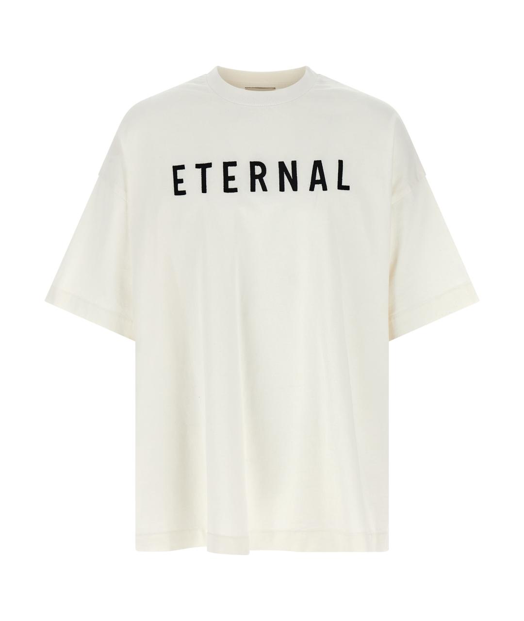 FEAR OF GOD Белая хлопковая футболка, фото 1