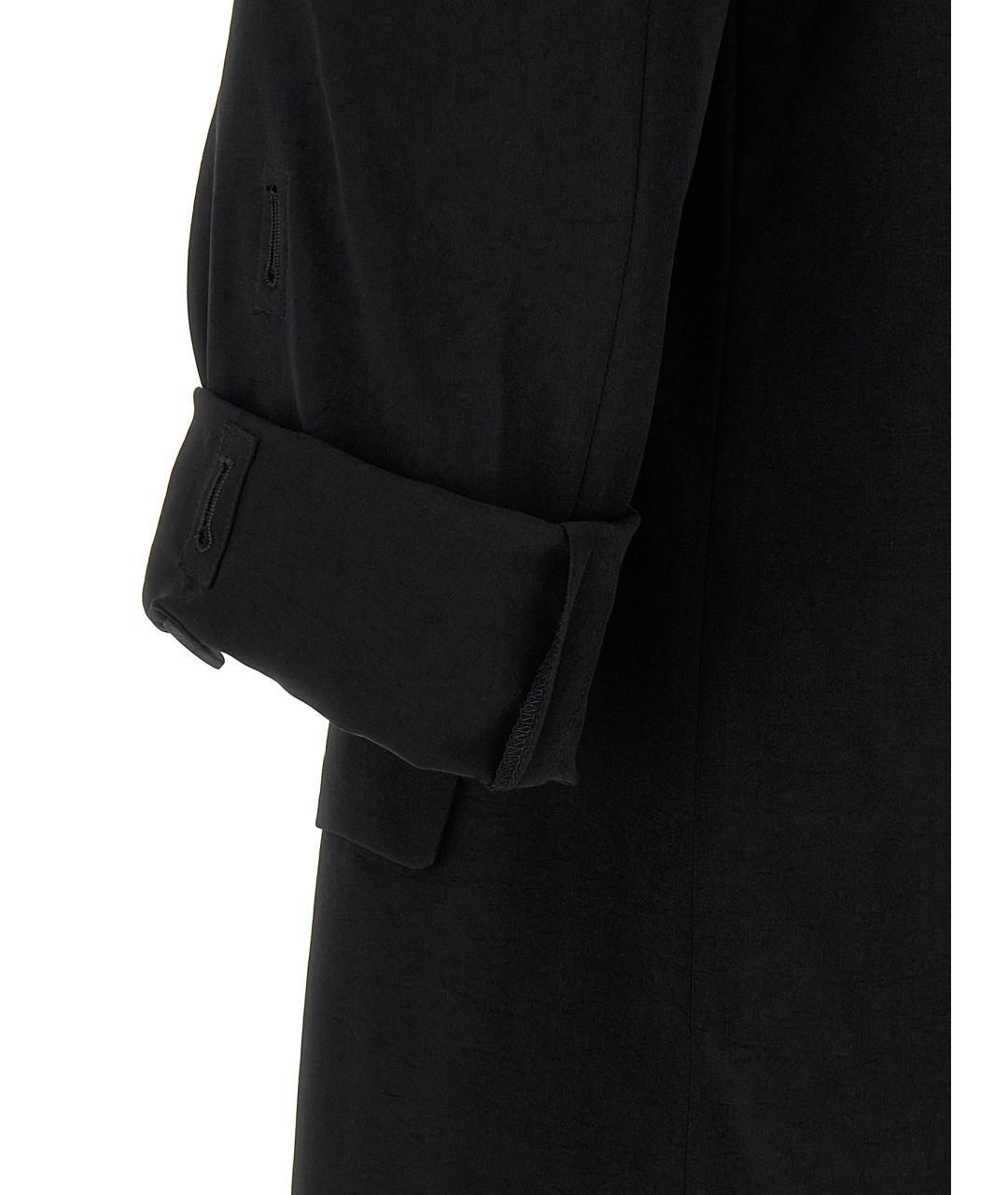 YOHJI YAMAMOTO Черный ацетатный пиджак, фото 4