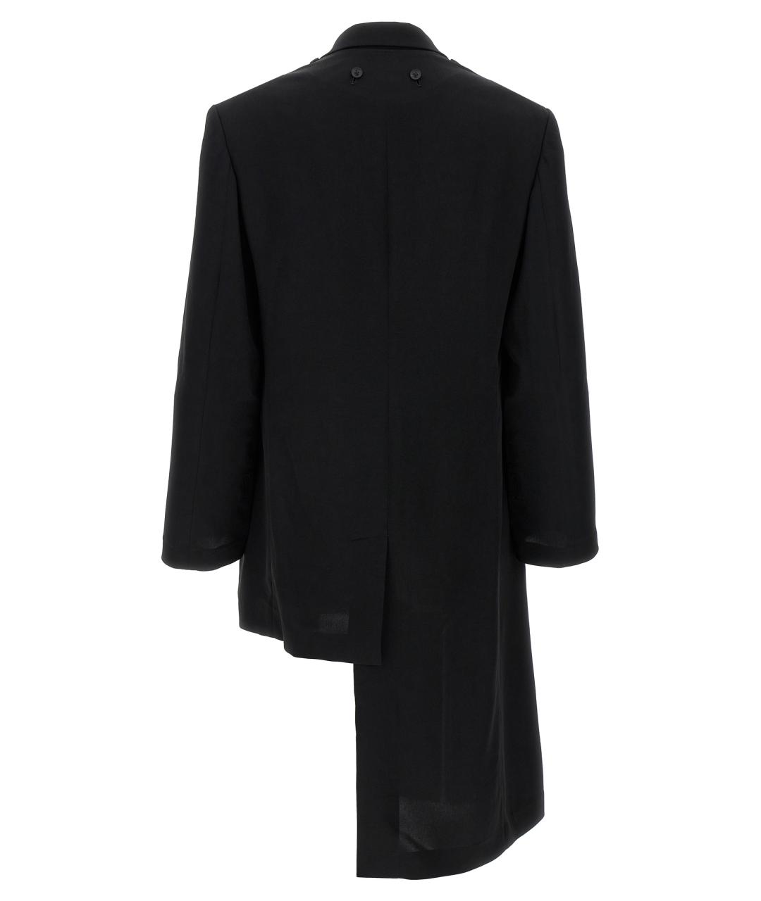YOHJI YAMAMOTO Черный ацетатный пиджак, фото 2