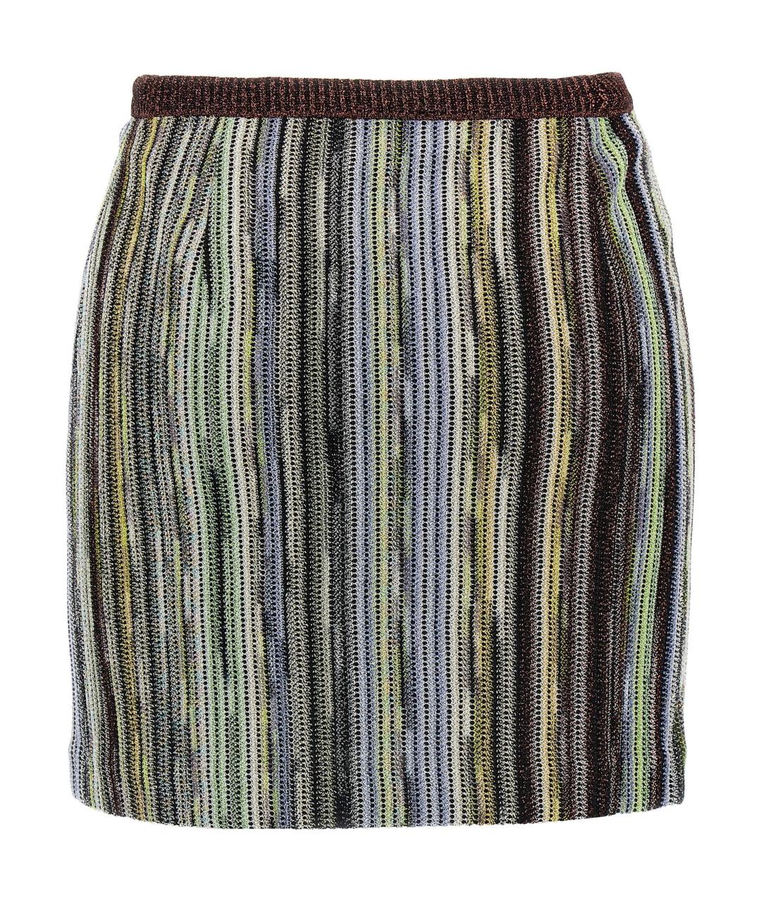 MISSONI Мульти вискозная юбка мини, фото 2