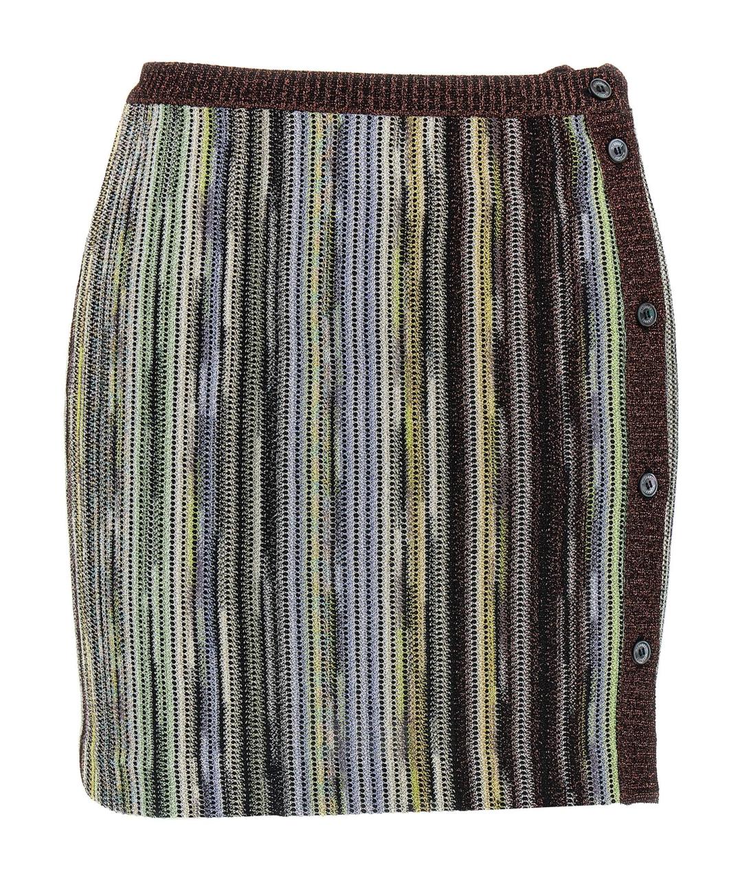 MISSONI Мульти вискозная юбка мини, фото 1