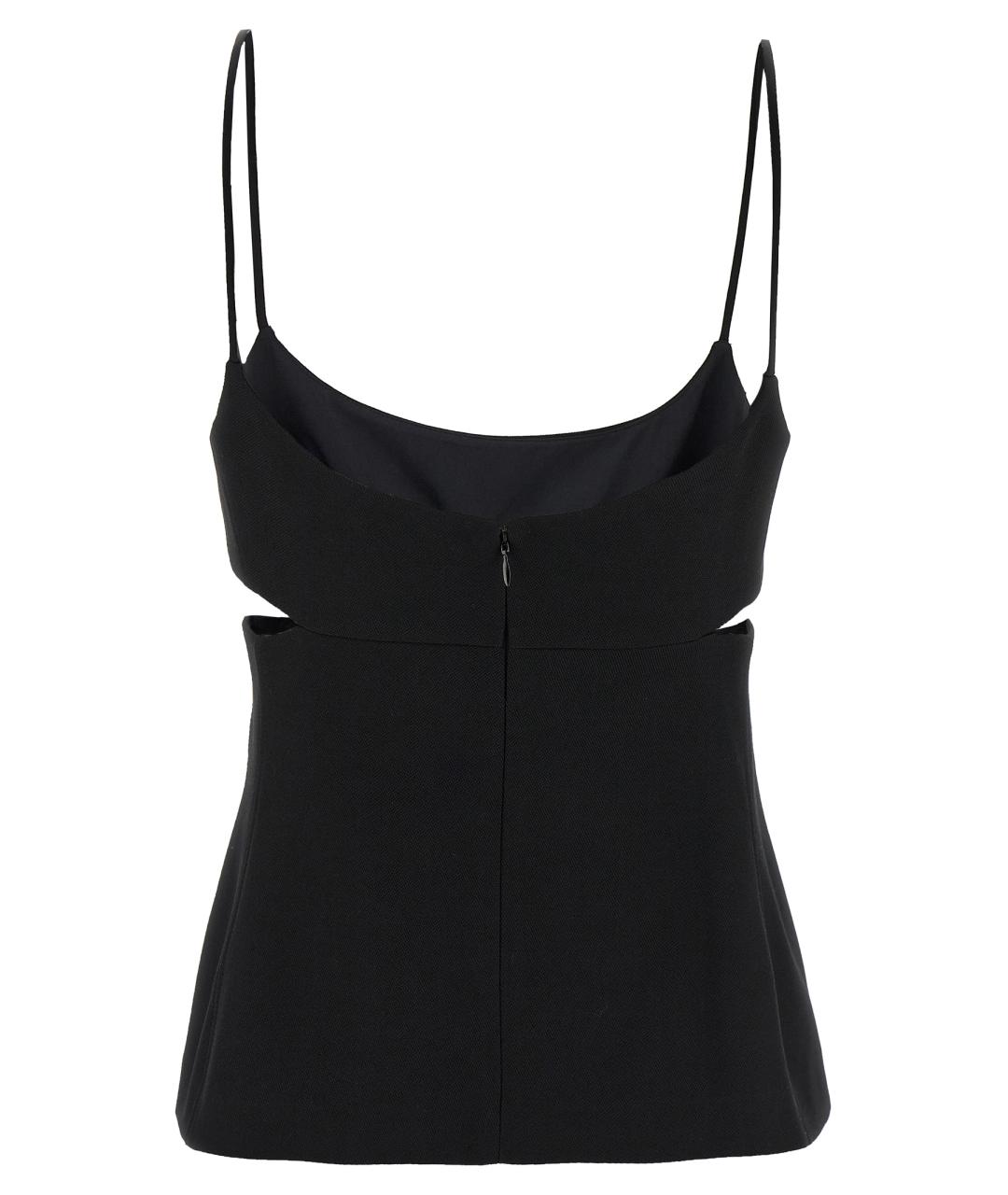 VICTORIA BECKHAM Черная майка, фото 2