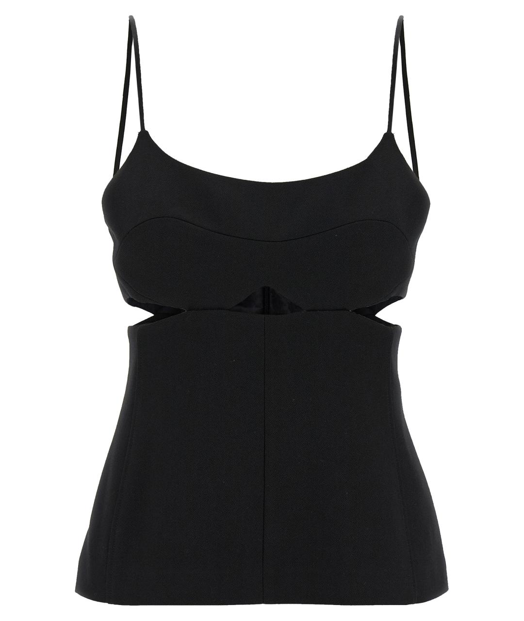 VICTORIA BECKHAM Черная майка, фото 1