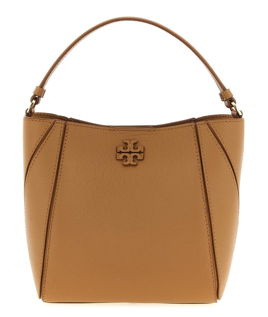 TORY BURCH Бежевая кожаная сумка тоут, фото 1