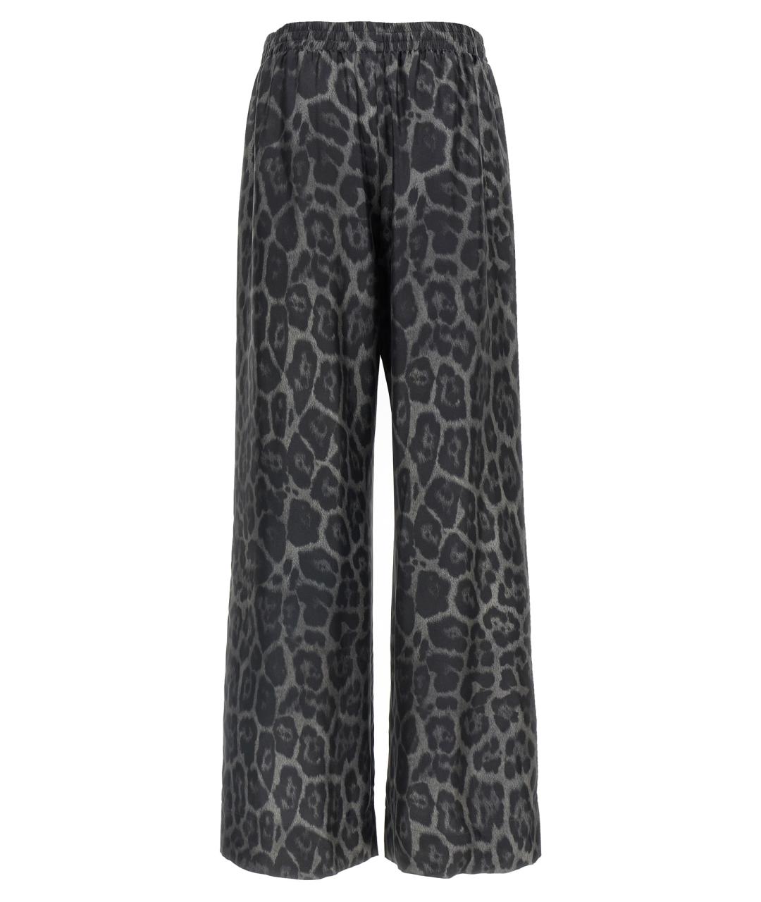 STELLA MCCARTNEY Серые шелковые прямые брюки, фото 2
