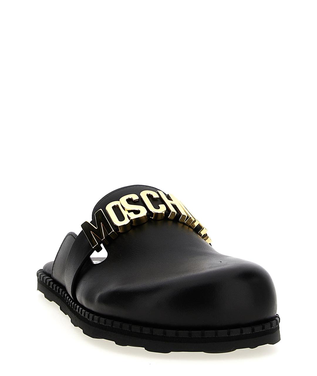 MOSCHINO Черные мюли, фото 2