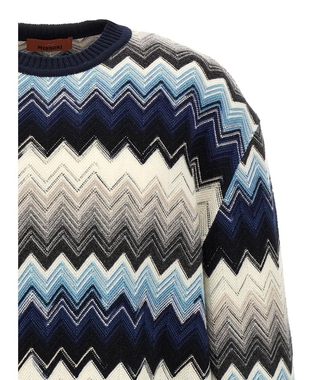 MISSONI Мульти шерстяной джемпер / свитер, фото 3