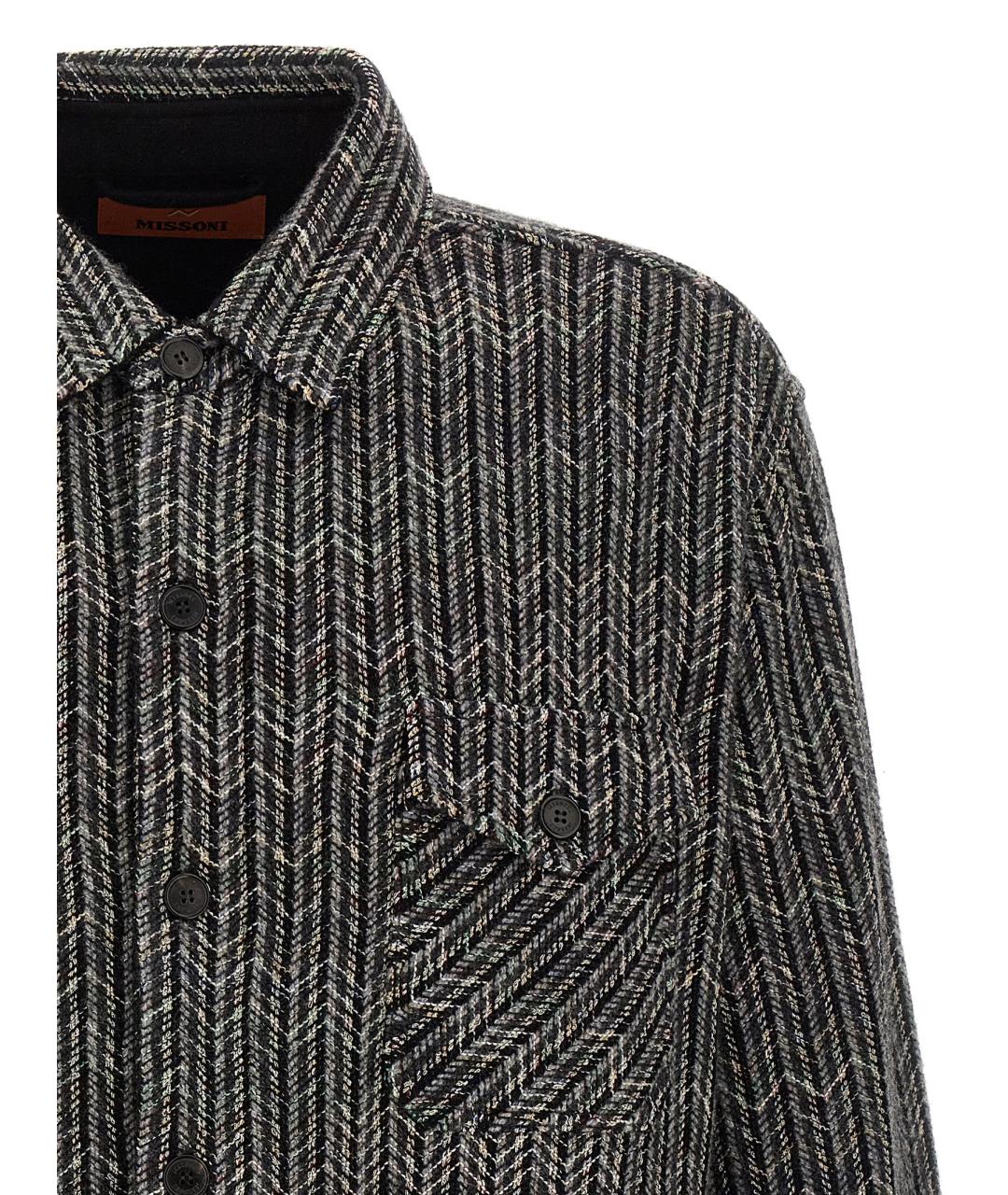 MISSONI Серая шерстяная куртка, фото 3