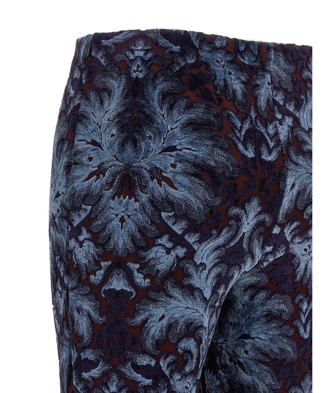 ETRO Мульти вискозные прямые брюки, фото 4