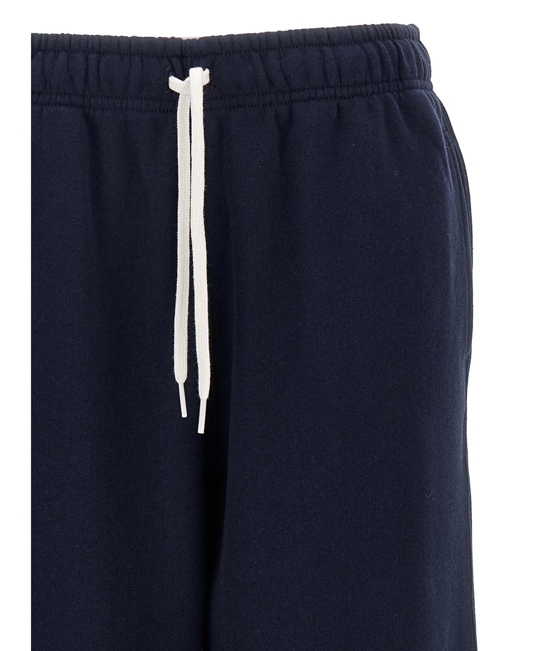POLO RALPH LAUREN Синие хлопковые прямые брюки, фото 3