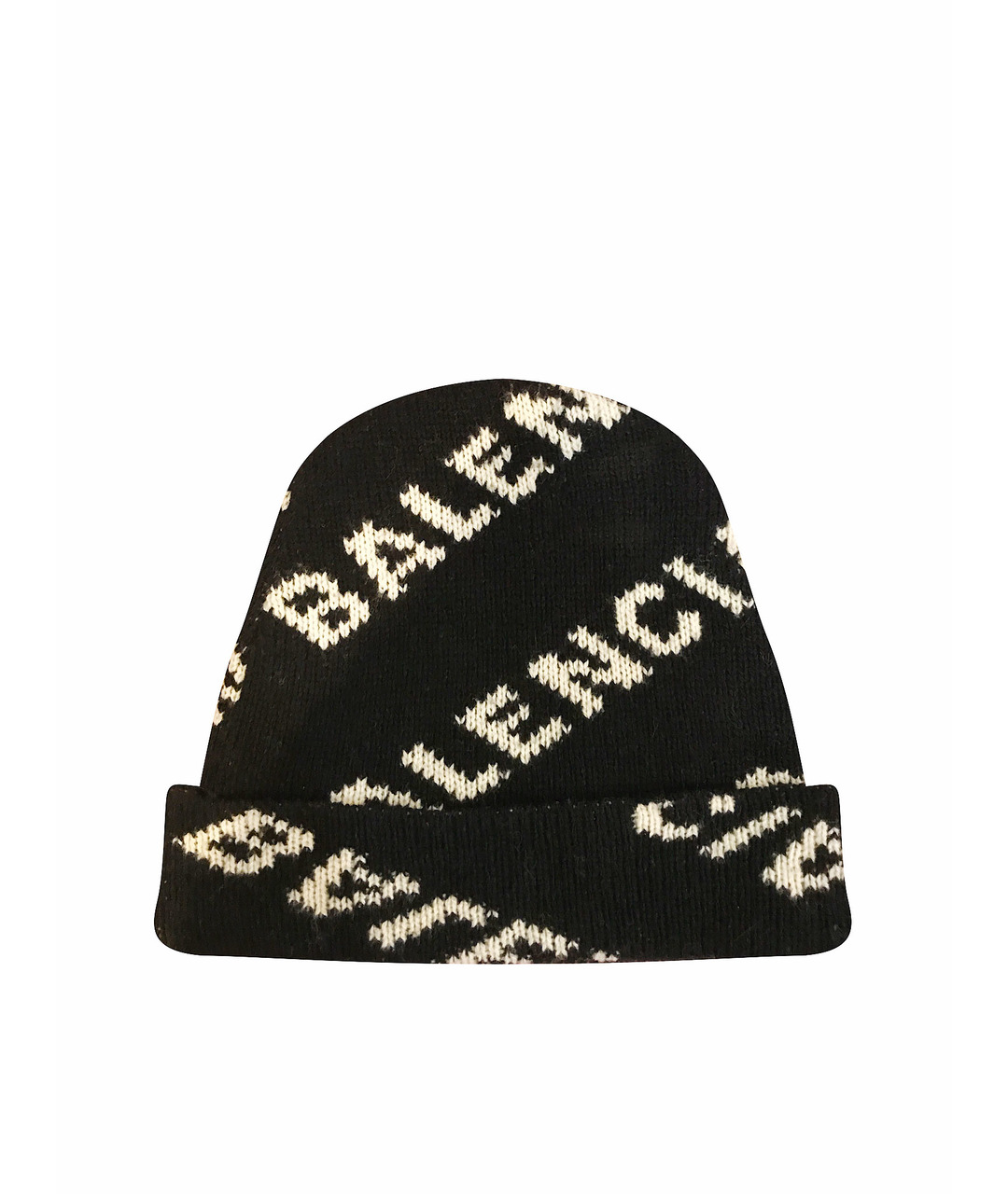 BALENCIAGA Черная шерстяная шапка, фото 1