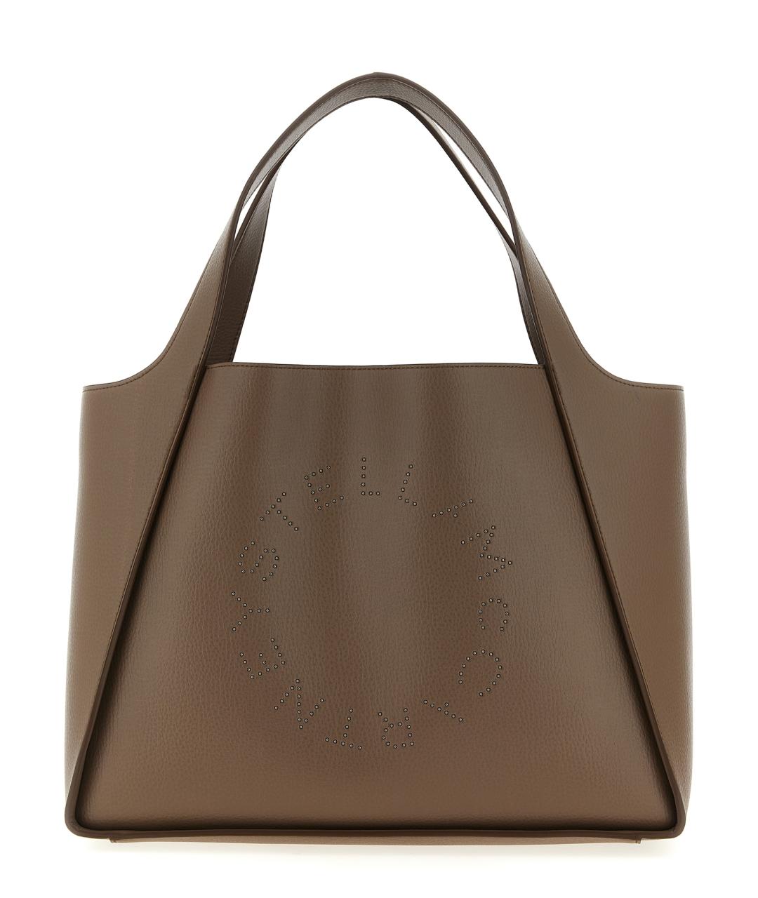 STELLA MCCARTNEY Бежевая сумка тоут из искусственной кожи, фото 1