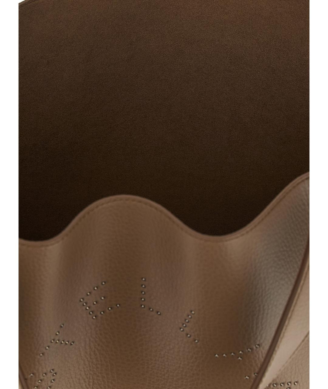 STELLA MCCARTNEY Бежевая сумка тоут из искусственной кожи, фото 4