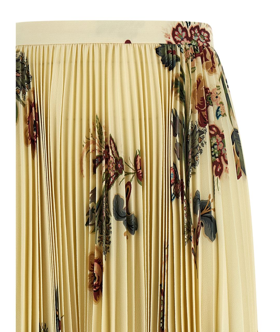 ETRO Мульти полиэстеровая юбка миди, фото 3