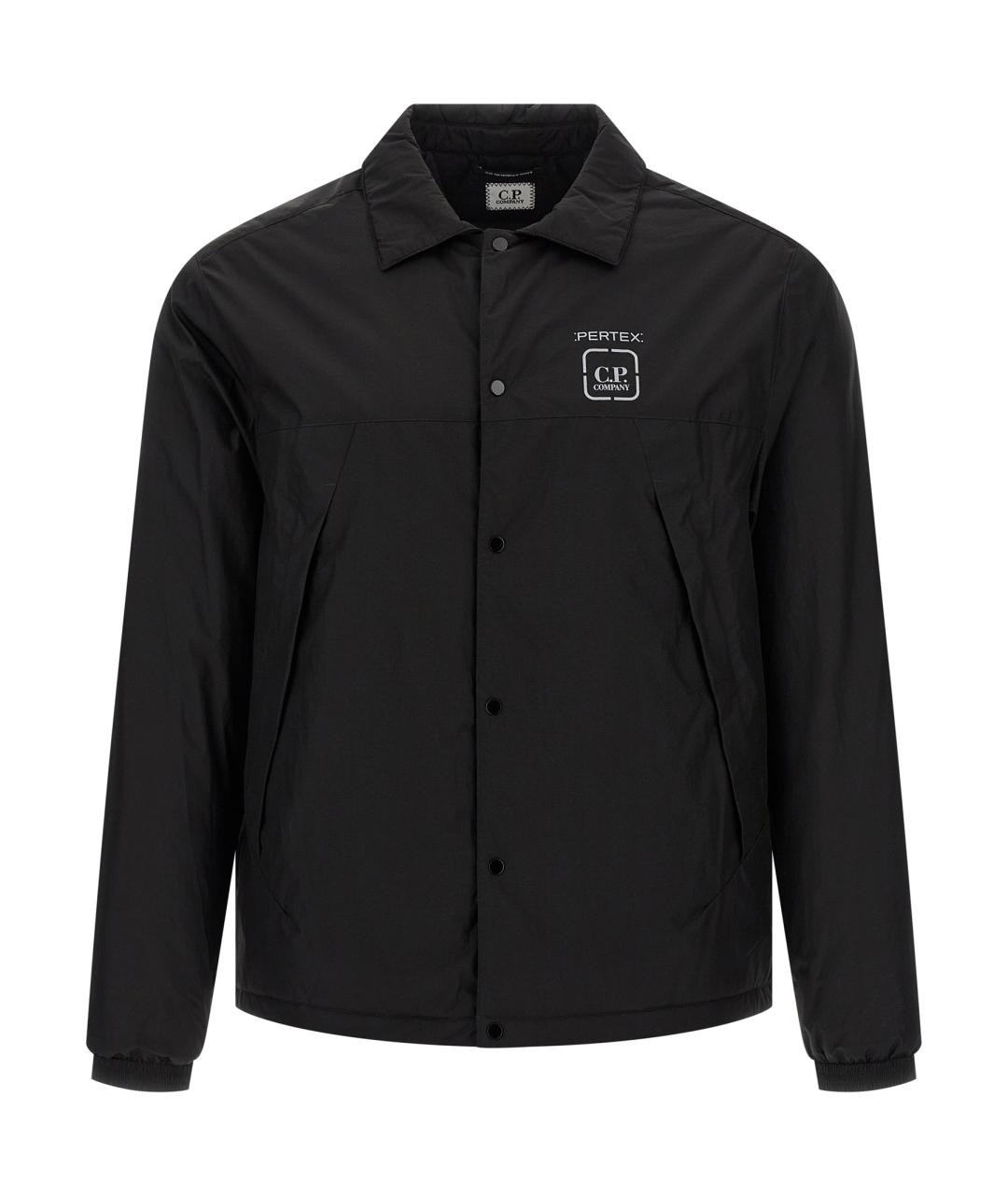 CP COMPANY Черная полиамидовая куртка, фото 1