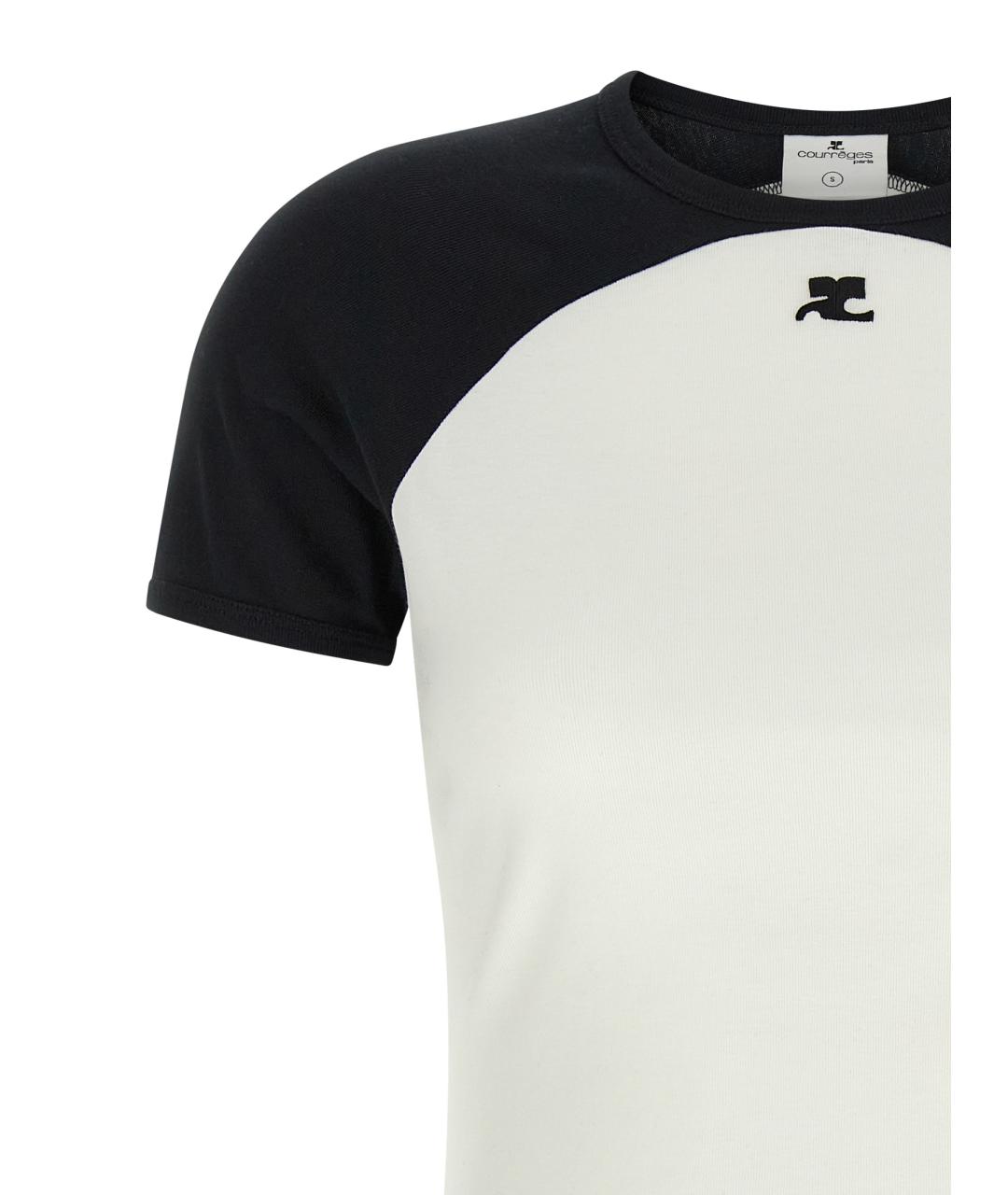 COURREGES Мульти хлопковая футболка, фото 3