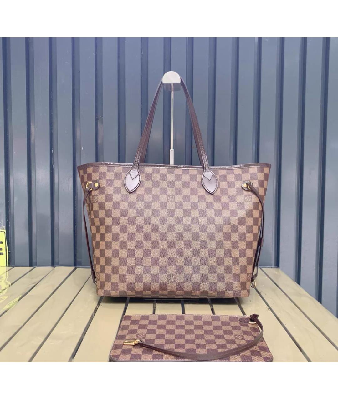 LOUIS VUITTON Коричневая сумка тоут, фото 2