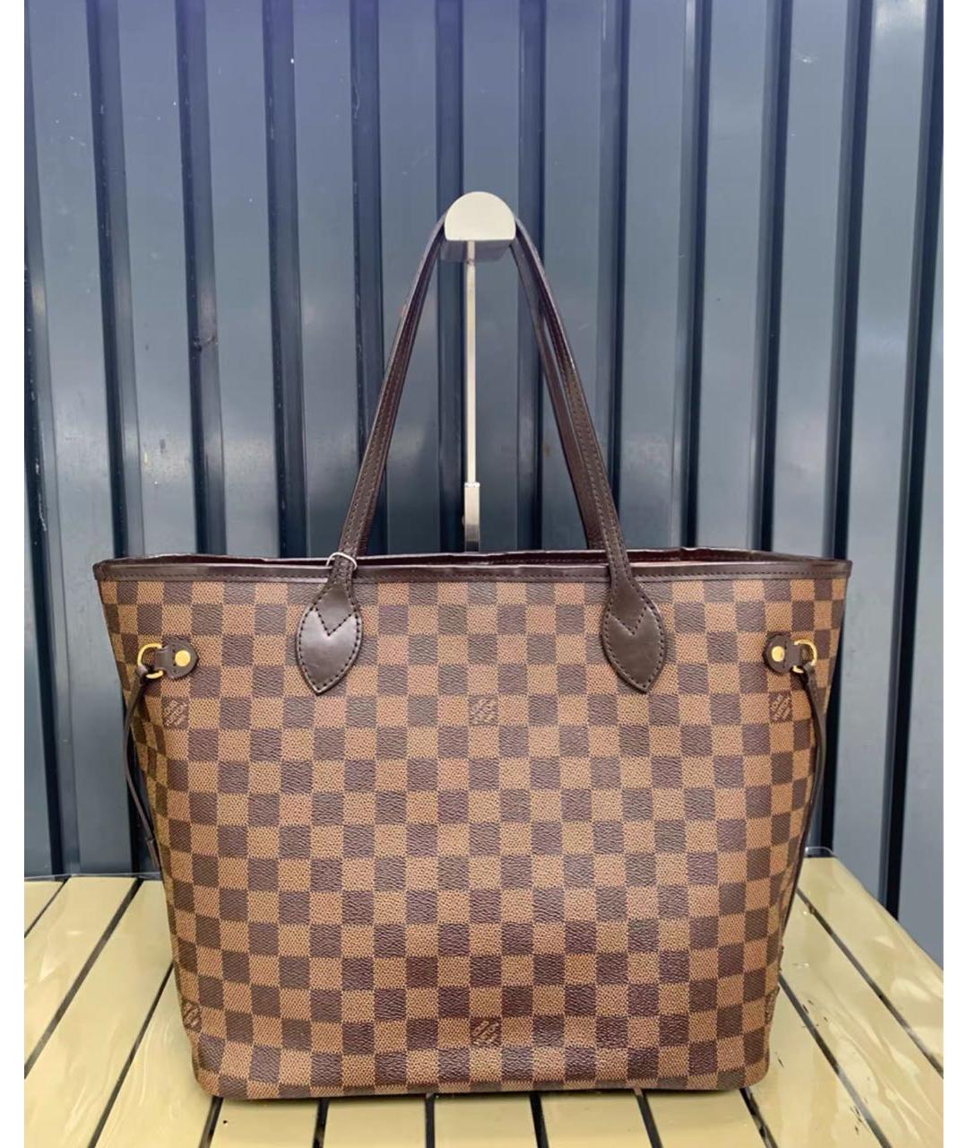 LOUIS VUITTON Коричневая сумка тоут, фото 3
