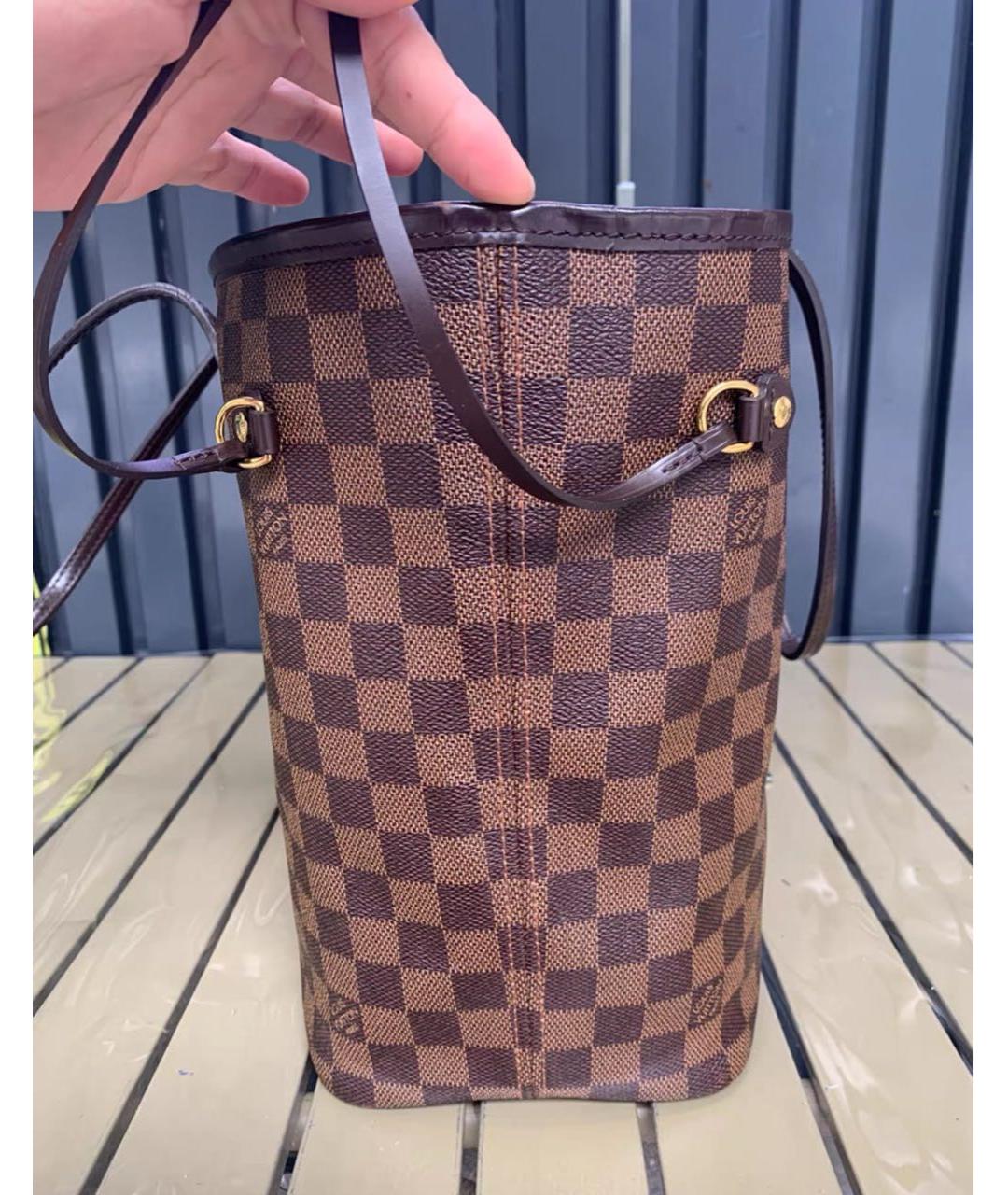 LOUIS VUITTON Коричневая сумка тоут, фото 5