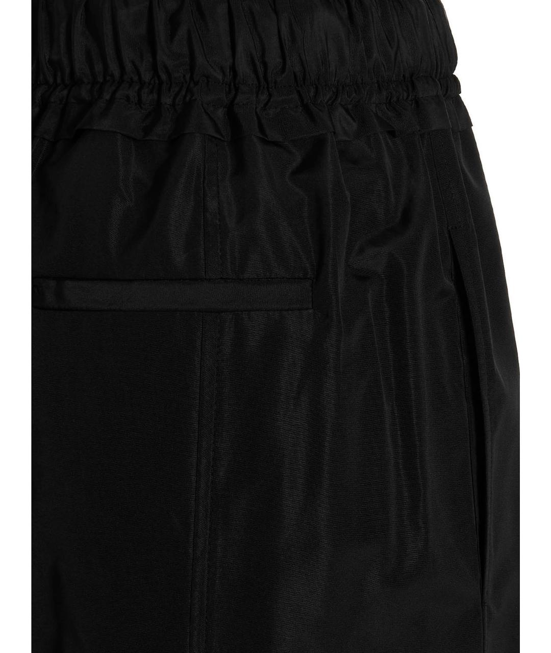 PROENZA SCHOULER Черные полиэстеровые прямые брюки, фото 4