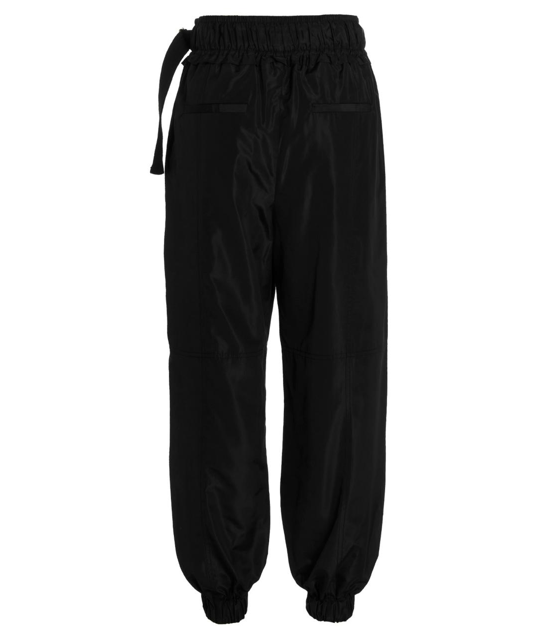 PROENZA SCHOULER Черные полиэстеровые прямые брюки, фото 2