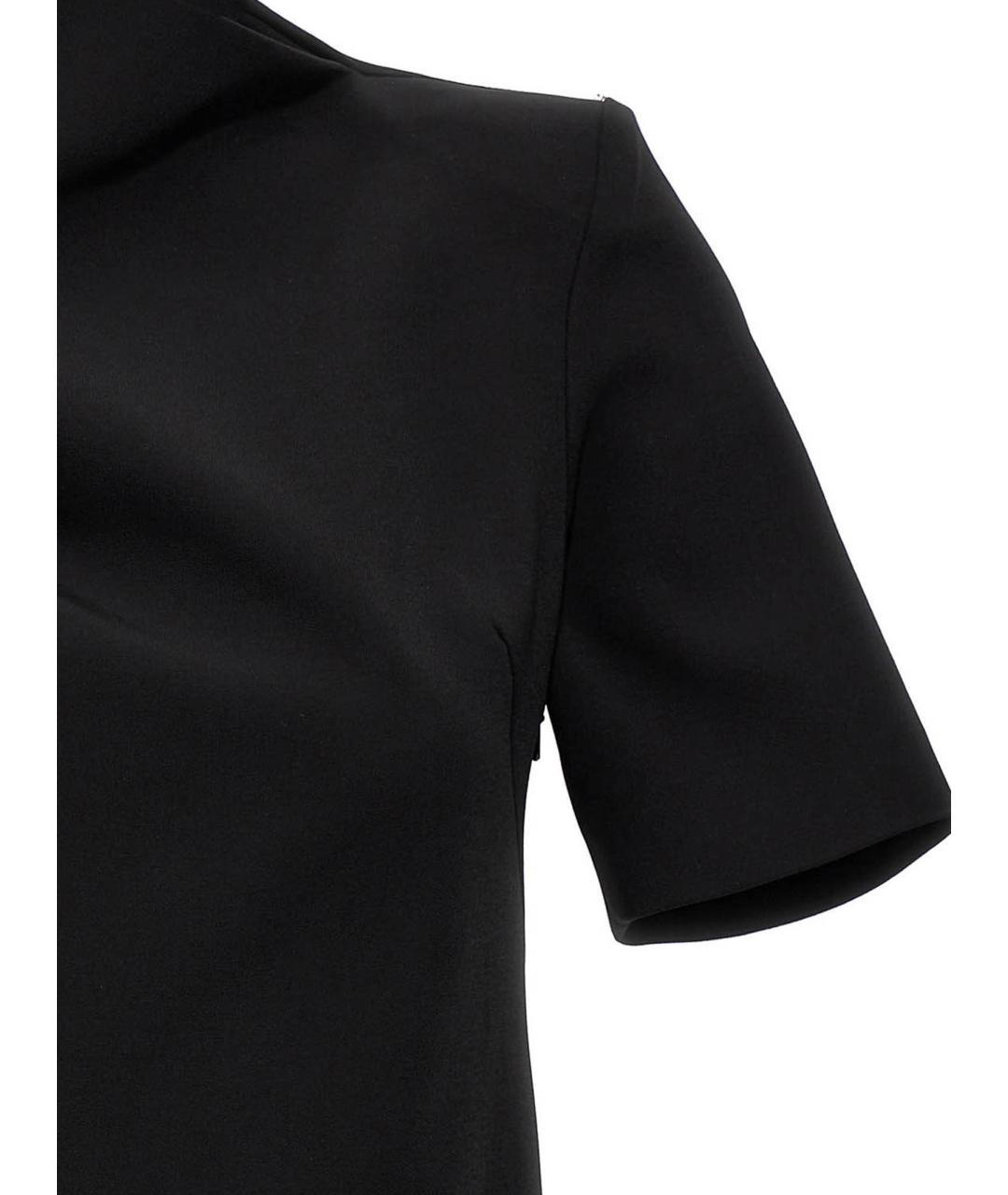 SPORTMAX Черное вискозное платье, фото 3