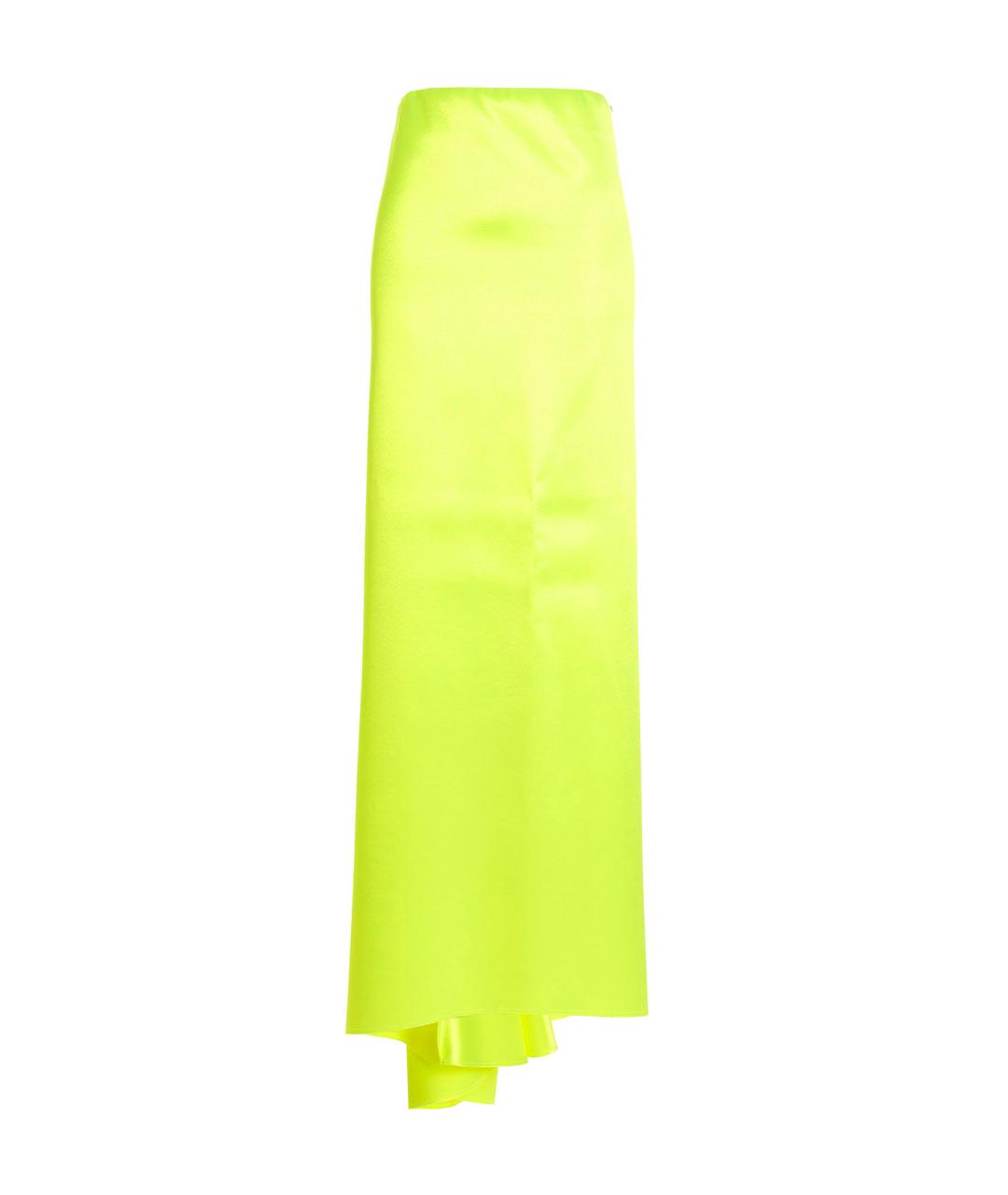 SPORTMAX Салатовая юбка миди, фото 1