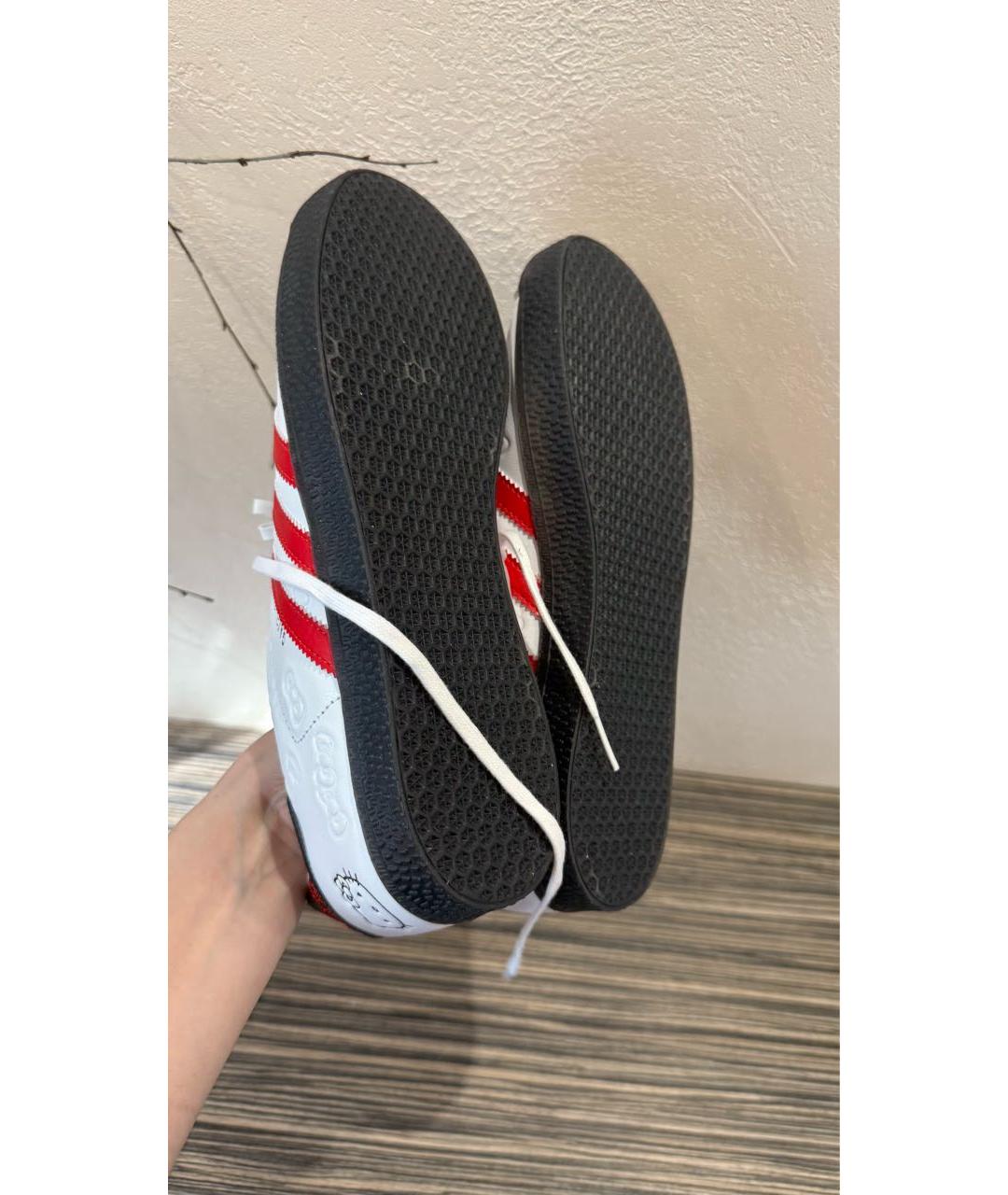 ADIDAS Белые кожаные кеды, фото 8