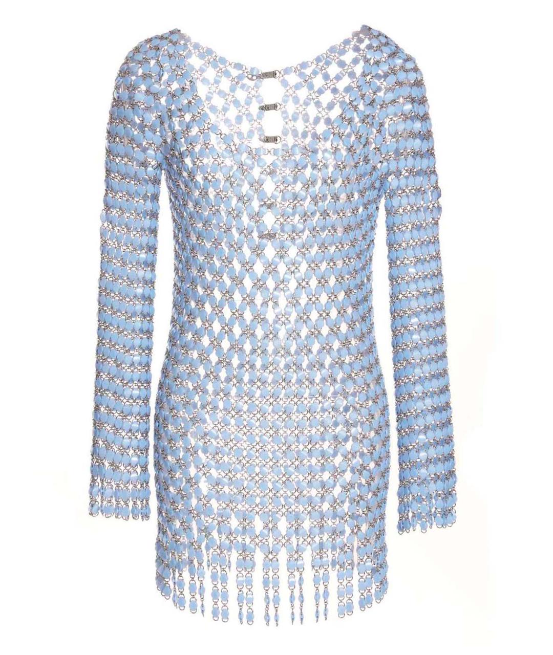 PACO RABANNE Голубое платье, фото 1