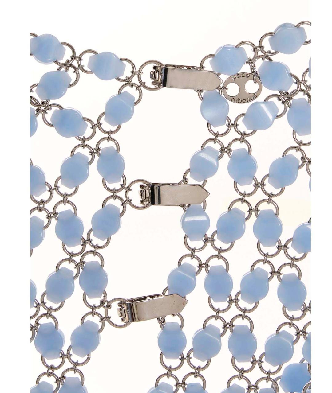 PACO RABANNE Голубое платье, фото 4