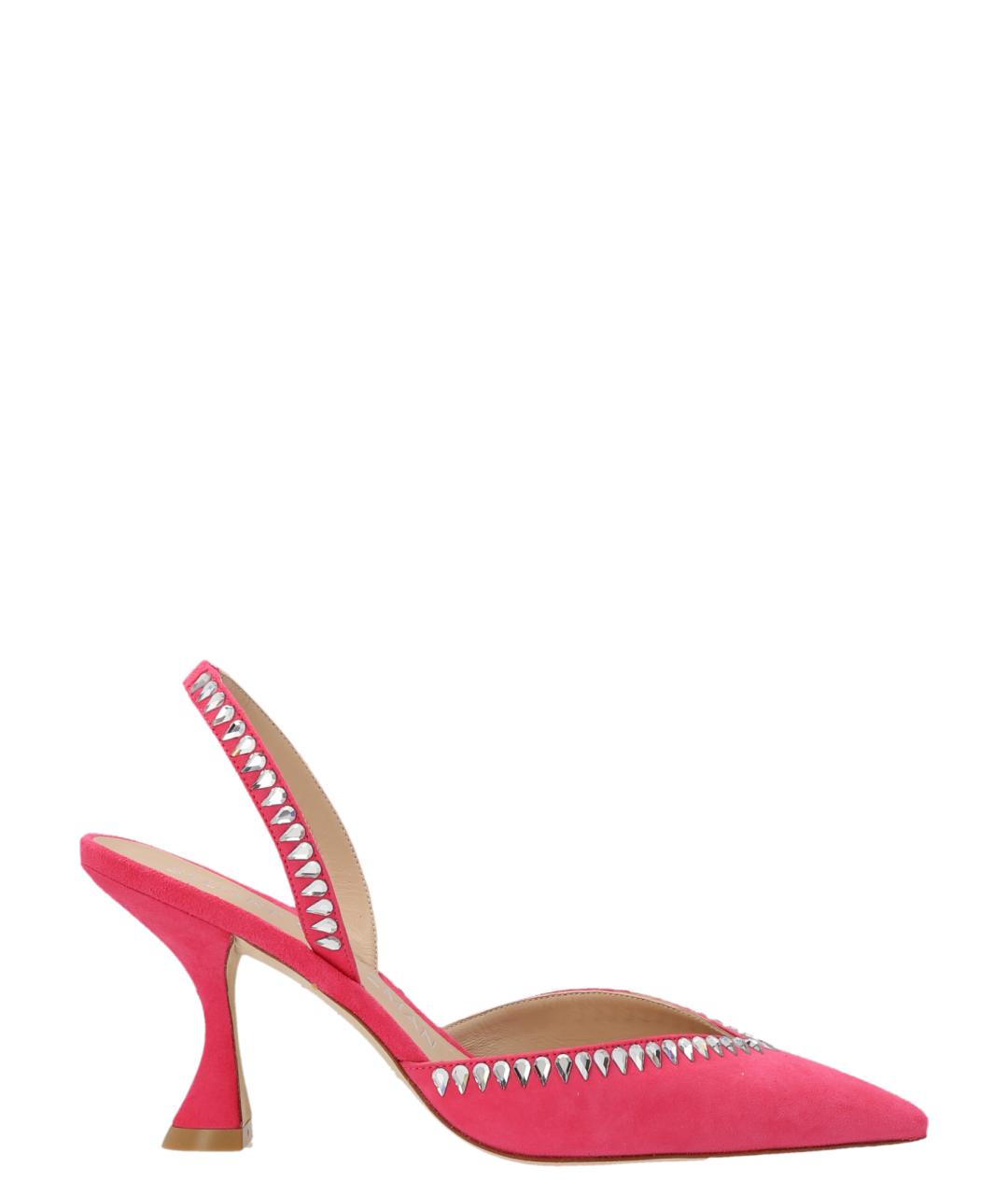 STUART WEITZMAN Фуксия замшевые туфли, фото 1