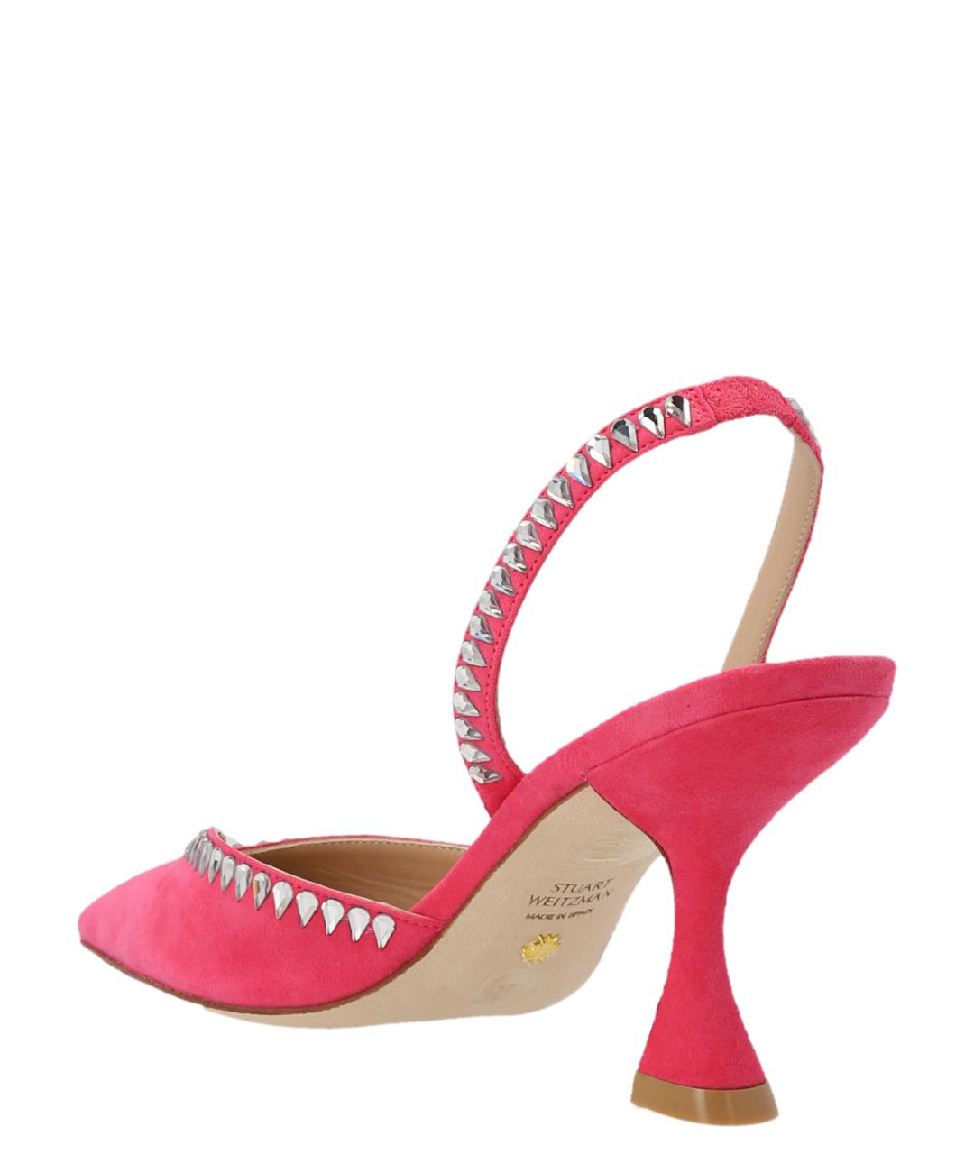 STUART WEITZMAN Фуксия замшевые туфли, фото 2