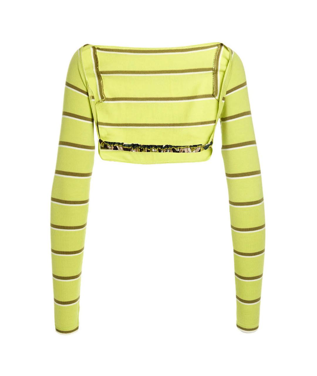 EMILIO PUCCI Зеленый шерстяной джемпер / свитер, фото 2
