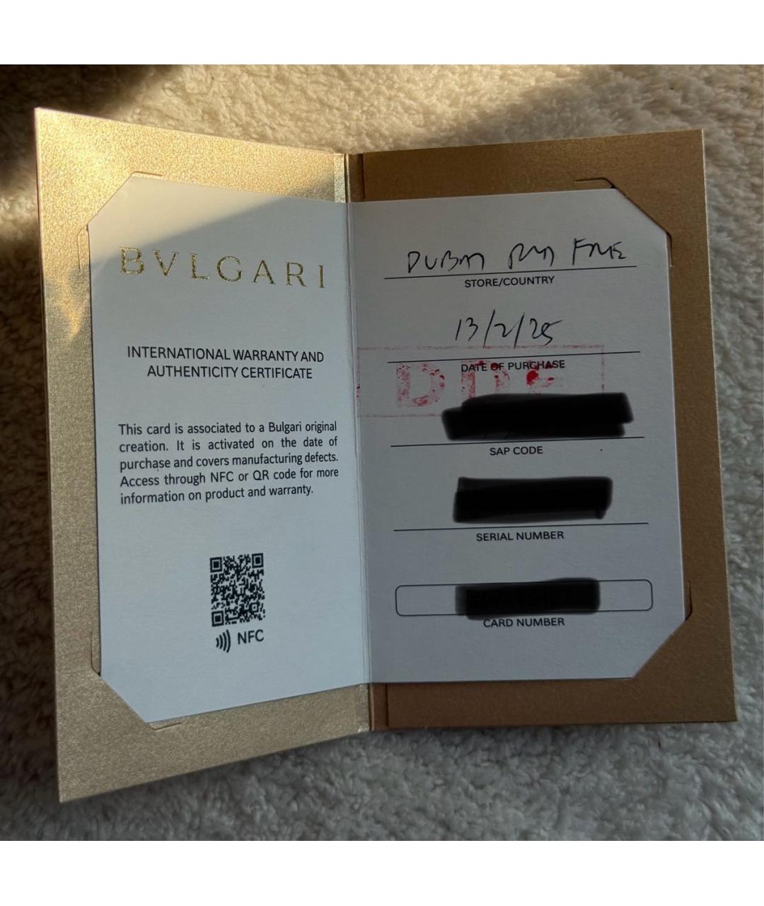 BVLGARI Белое кольцо из белого золота, фото 7